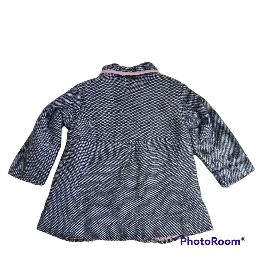 Vtg Old Navy Pea Coat Girls 2T Church Easter Holiday Spring Festival Warm Y2k